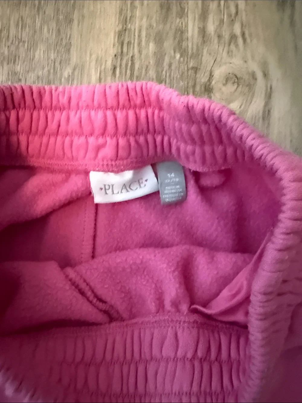 The Children's Place Hot Pink Fleece Jogger Pants